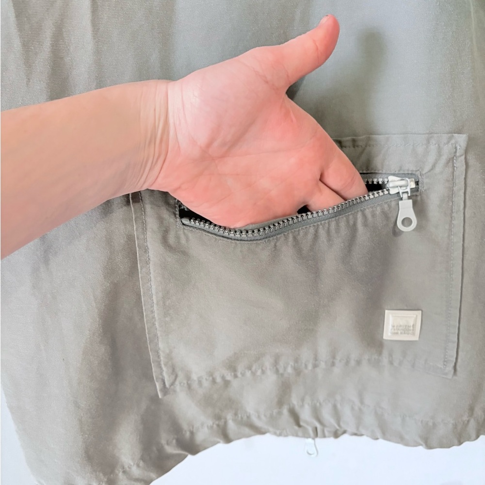 Marithe + Francois Girbaud Light Gray Tech Vest -… - image 5